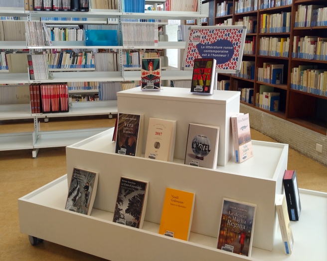 Sélection d'ouvrages de littérature russe contemporaine à découvrir au 3e étage de la BU Lettres et Sciences humaines